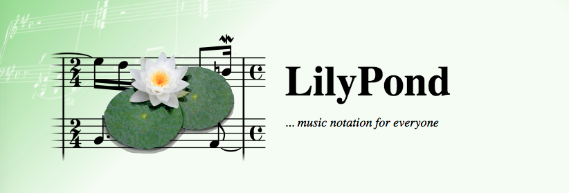 LilyPond, writing music with code